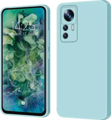 Produktbild von Hülle für Xiaomi 12T / Xiaomi 12T Pro Case Cover Bumper Silikon Softgrip Schutzhülle Farbe: Hellblau