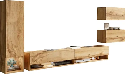 A modular living room furniture set displayed against a white background.