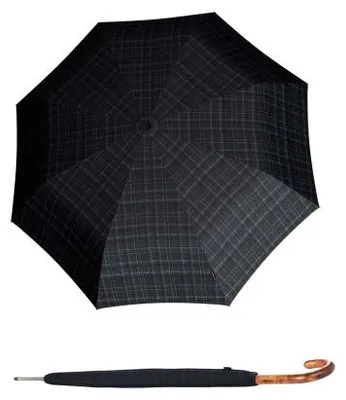 Obrázek produktu pro Knirps KNIRPS T.772 LONG automatic Mens Print Check - pánský holový vystřelovací deštník