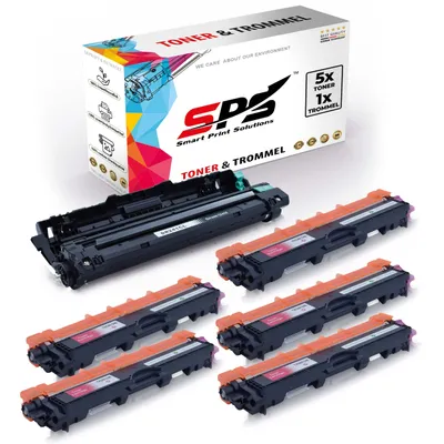 Produktbild von 5X TN245 TN246 Toner Magenta + 1x DR241 Trommel kompatibel für Brother DCP-9015 Brother DR241 Brother TN245 TN246 DCP-9015 DCP-9015CDW DCP-9017 DCP-9017CDW DCP-9020 DCP-9020CDW DCP-9022 DCP-9022CDW
