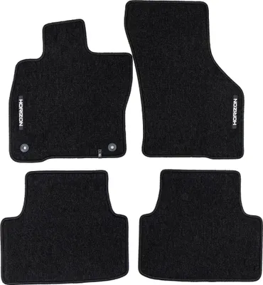 Image de Tapis de Sol de Voiture pour Cupra Formentor 2020-2025 Velours Durable Noir 4Pcs