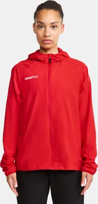 Produktbild von Craft Squad Leichte Windjacke mit abnehmbarer Kapuze und Reißverschlusstasche