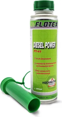 Produktbild von Flotex Diesel Power, 250ml Additiv Zusatz für alle Dieselmotoren