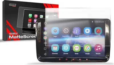 Produktbild von Antidruckfolie Grizz für Android Autoradio Volkswagen Golf 6 GTI 9"