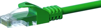 Produktbild von CAT 5e Netzwerkkabel U/UTP – 0.25 Meter - Grün - CCA