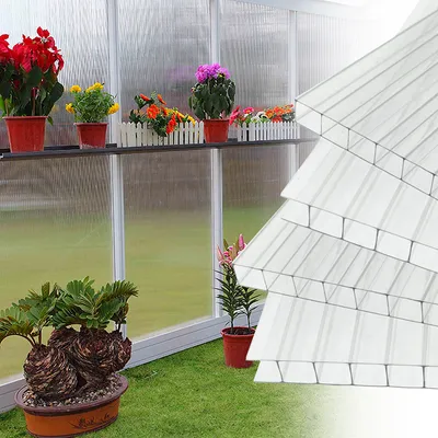 Obrázek produktu pro Jopassy 14x dvoustěnné polykarbonátové desky 4mm dvoustěnné desky skleník