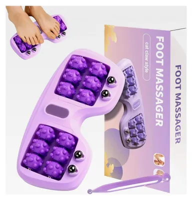 Produktbild von Fußmassageroller Set, tragbares Fußmassagegerät mit Akupressurstift