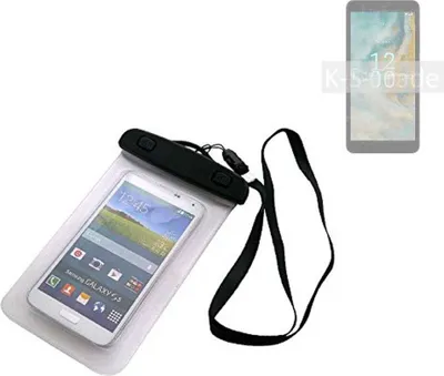 Produktbild von K-S-Trade Schutz Hülle Handy Hülle Kompatibel mit Nokia C02 Beach Bag wasserdicht 16cm x 10cm Schutzhülle Staub Sand Flachwasser Beachbag Case
