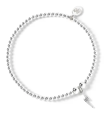Produktbild von Harry Potter Sterling Silber Kugel Perle Armband mit Blitz Charme Silber