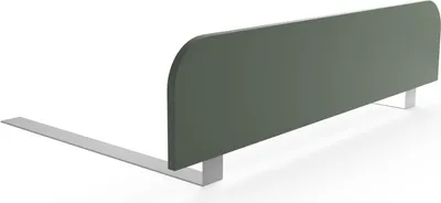 Produktbild von regalik Bettgitter Rausfallschutz Kinderbett 90x20 cm – Grün Stabile Absturzsicherung ohne Bohren – Einfache Montage unter der Matratze
