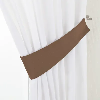 Produktbild von Dekoria Raffhalter Victoria, braun, 12 x 70 cm