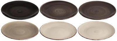Obrázek produktu pro Studio Tavola Jídelní talíře Vintage Loft ø 26,5 cm - 6 kusů