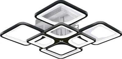 Produktbild von Kronleuchter, unendlich dimmbar, Fernbedienung, Schwarz 4+4
