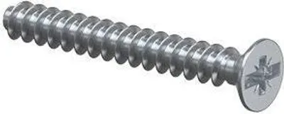 Produktbild von Kaiser Geräteschraube, PlusMinus Ø 3,2 x 25 mm, gvz, Packung mit 100 Stk.