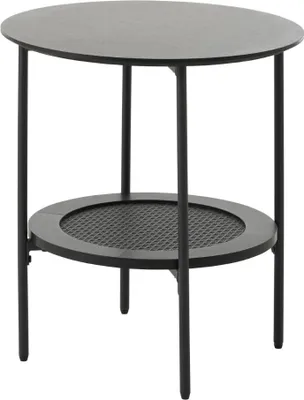 Productafbeelding van Nachtkastje Pensacola Zwart Ø50cm - Giga Living