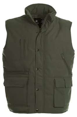 Produktbild von B&C - "Explorer" Weste für Herren/Damen Uni LT1493 (M) (Oliv)