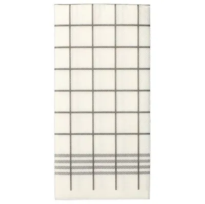 Produktbild von 480 Servietten, 2-lagig PUNTO 1/8-Falz 39 cm x 40 cm grau Kitchen Towel mikrogeprägt