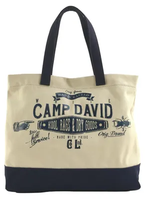 Productafbeelding van CAMP DAVID shopper schoudertas Blue Creek Shopper Cream White crème