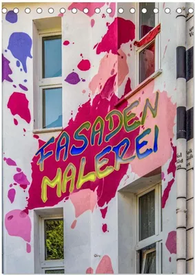 Produktbild von Fasadenmalerei (Tischkalender 2027 DIN A5 hoch), CALVENDO Monatskalender