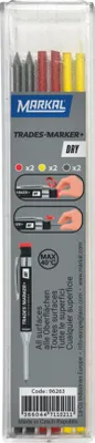 Produktbild von Markal Trades-Marker Dry - refill pack 6 pcs mix, MARKAL