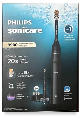 Produktbild von Philips Sonicare DiamondClean 9900 Prestige HX9992/43 Schallzahnbürste Schwarz