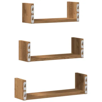 Produktbild von Wandregale 3 Stk. Artisan-Eiche Holzwerkstoff