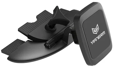 Image de Support magnétique pour téléphone de voiture avec fixation par fente pour CD