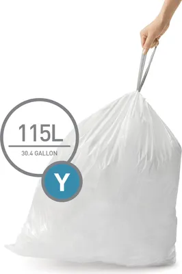 Produktbild von Simplehuman - Abfallbeutel Code Y 115 Liter Packung mit 200 Stück