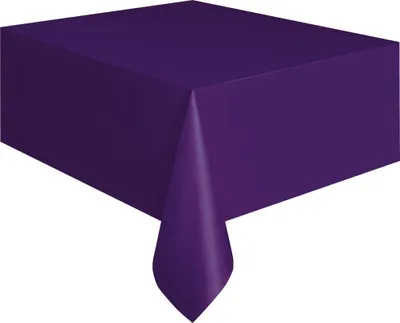 Produktbild von Dunkelviolette Folientischdecke 137x274 cm 1 Stk.