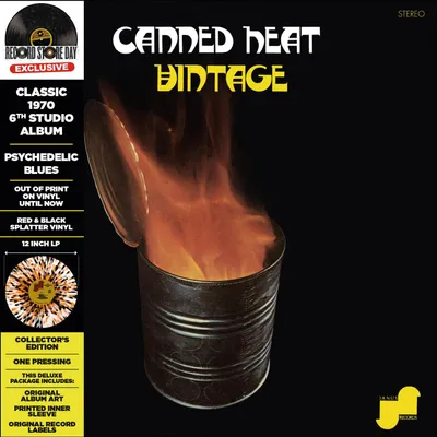 Produktbild von Canned Heat - Vintage (RSD Edition) (Reissue) (Red/Black Splatter) (LP)