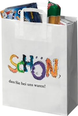 Produktbild von VP Papier-Tragetaschen Topcraft weiß 32,0 x 42,0 cm, 250 St.
