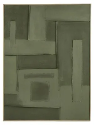 Immagine prodotto di Pomax, pannello decorativo da parete, verde, dimensioni: 90 cm (lunghezza) x 5 cm (larghezza) x 120 cm (altezza)