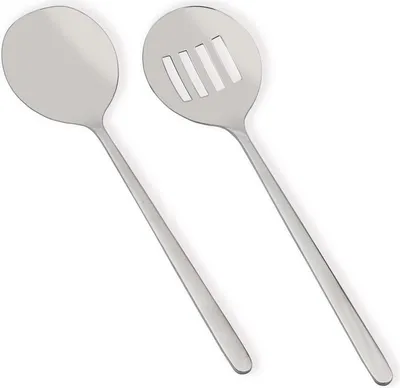 Obrázok produktu pre Hermia Concept, CKB0257, servisná súprava (2-dielna), strieborná, 100 % NEREZOVÁ OCEL, 25 cm