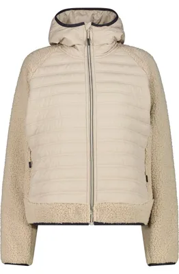 Produktbild von Cmp Woman Jacket Hybrid Fix Hood Kaki Kaki 46