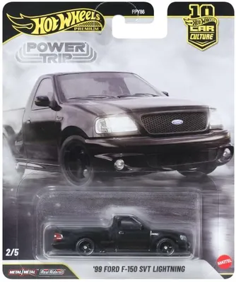 Immagine prodotto di Hot Wheels Power Trip, Ford F150 SVT Lightning, Auto, 3 anni, Plastica, Metallo, Multicolore