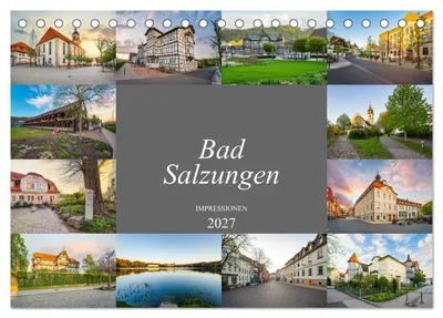 Produktbild von Bad Salzungen Impressionen (Tischkalender 2027 DIN A5 quer), CALVENDO Monatskalender