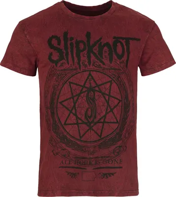 Produktbild von Slipknot T-Shirt Uni Blurry rot Band-Merch, Bands, Horror 100% Baumwolle XXL