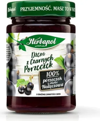 Zdjęcie produktu dla Herbapol dżem czarna porzeczka 280g