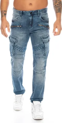 Produktbild von Cipo & Baxx Herren Jeans BJ3690 Blau, W32/L32