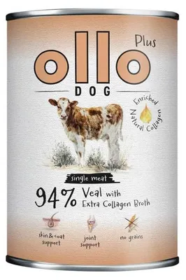 Zdjęcie produktu dla Mokra karma dla psa Ollo Plus Kolagen Cielęcina 400g