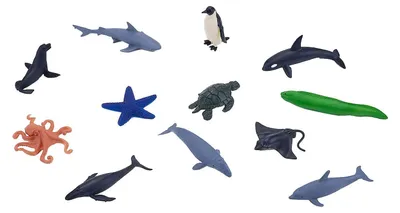 Produktbild von Mojo Fun Sea Life set 12pcs, 3 Jahr(e), MINI WORLDS, Mehrfarbig, Polyvinylchlorid (PVC)