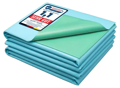 Produktbild von Teichbau UV Stabilisiert Folie Gartenteich Fischteich Bachlauf GD-0223 (6x8 m Blau-Grün)