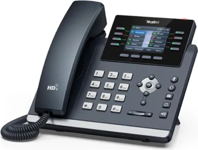 Produktbild von Yealink SIP-T44U, IP-Telefon, Grau, 8 Zeilen, 1000 Eintragungen, LCD, 7,11 cm (2.8")