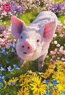 Image de Puzzle CHERRY PAZZI Il m'aime bien? 500 pièces
