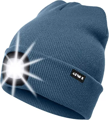Produktbild von ATNKE LED Beleuchtete Mütze,Wiederaufladbare USB Laufmütze mit Licht Extrem Hell