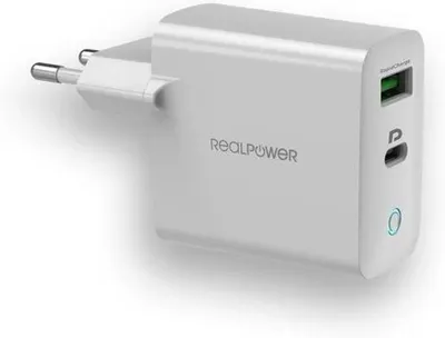 Produktbild von RealPower 352262, Drinnen, AC, 20 V, Weiß