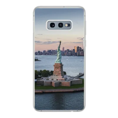 Produktbild von MuchoWow® Handyhülle Schutzhülle Hülle für Samsung Galaxy S10e New York - Freiheitsstatue - Skyline Silikon Softcase Handy Hülle - Handy
