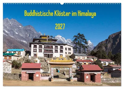 Zdjęcie produktu dla Klasztory buddyjskie w Himalajach (kalendarz ścienny na rok 2027, format DIN A2, poziomy), kalendarz miesięczny CALVENDO