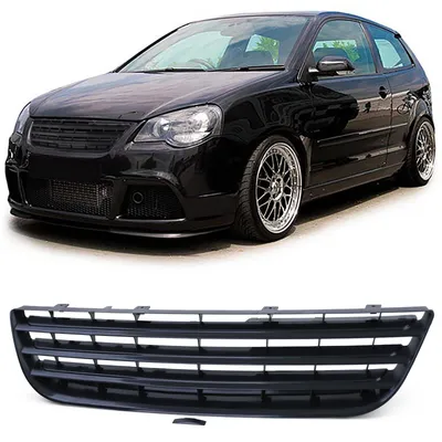 Produktbild von Sportgrill ohne Emblem Schwarz für Volkswagen Touareg 7L 2005-2009