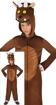 Immagine prodotto di Costume di carnevale da creatura animale con cappuccio strega festival mostro parco nazionale fantasia festa di carnevale tema, taglia: 98/104 colore: marrone
